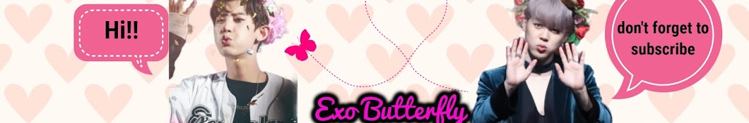 exo butterfly YouTube channel avatar