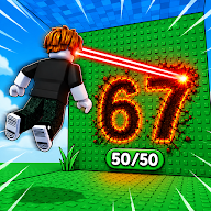 Obby: +1 Laser to Break Walls icon