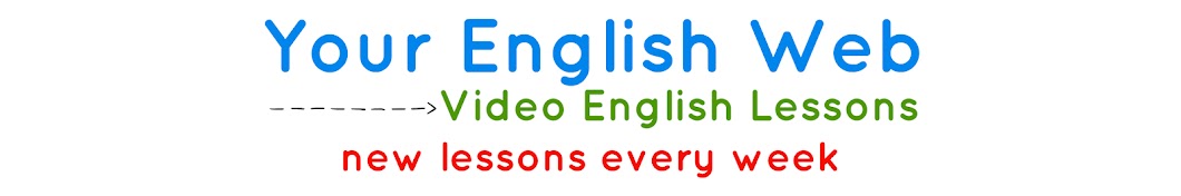 Your English Web: Weekly English video lessons Avatar canale YouTube 