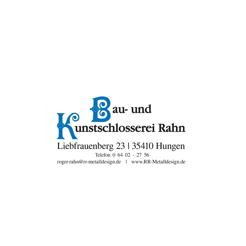 RR-Metalldesign. de Storchennest Hungen Roger Rahn logo