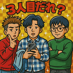 3人目だれ?   【さんだれ】アイコン画像