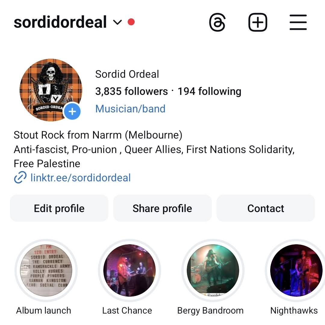 Post from Sordid Ordeal
