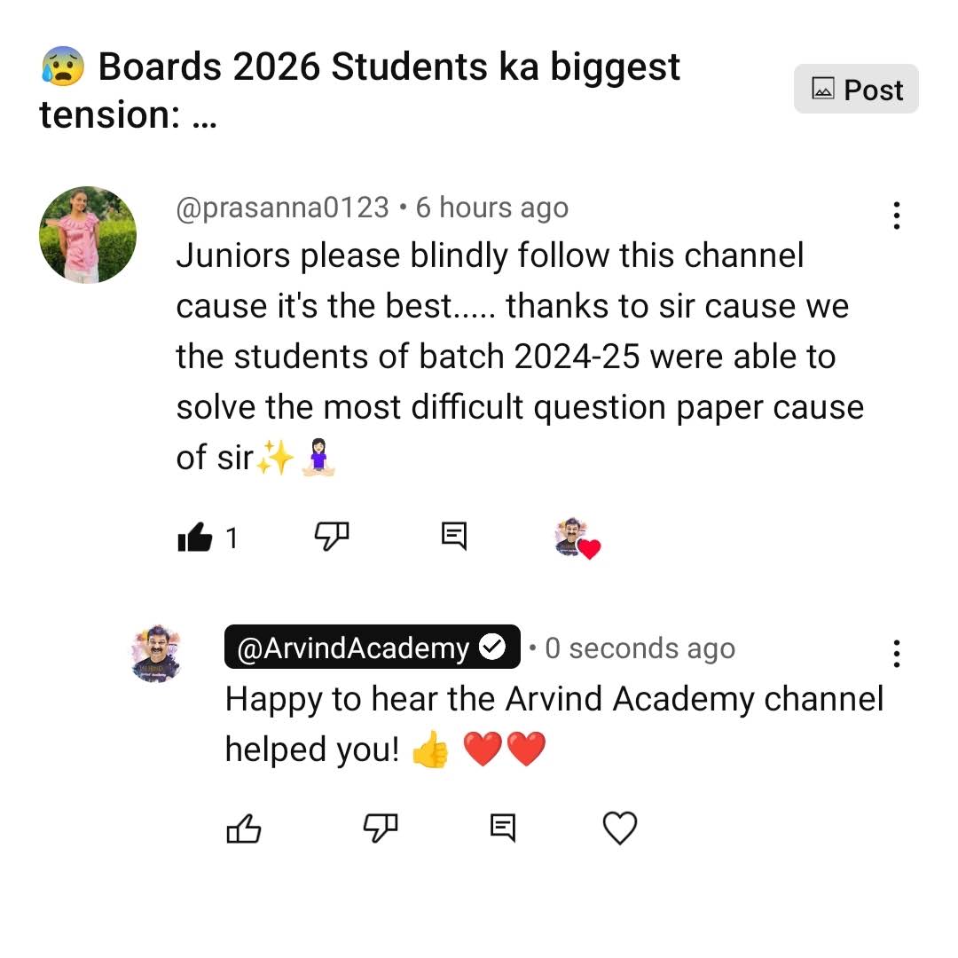 Post from Arvind Academy