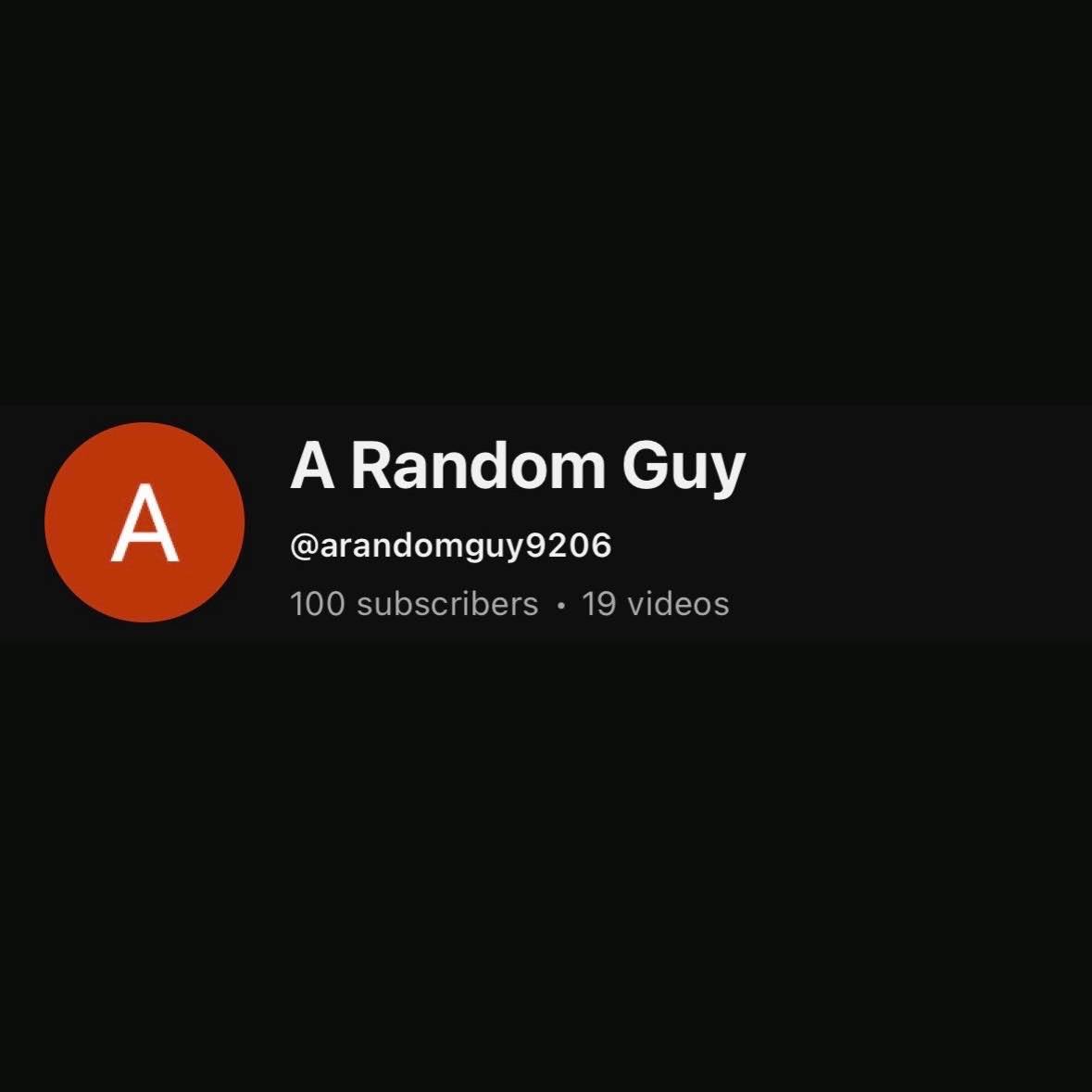 Post from A Random Guy