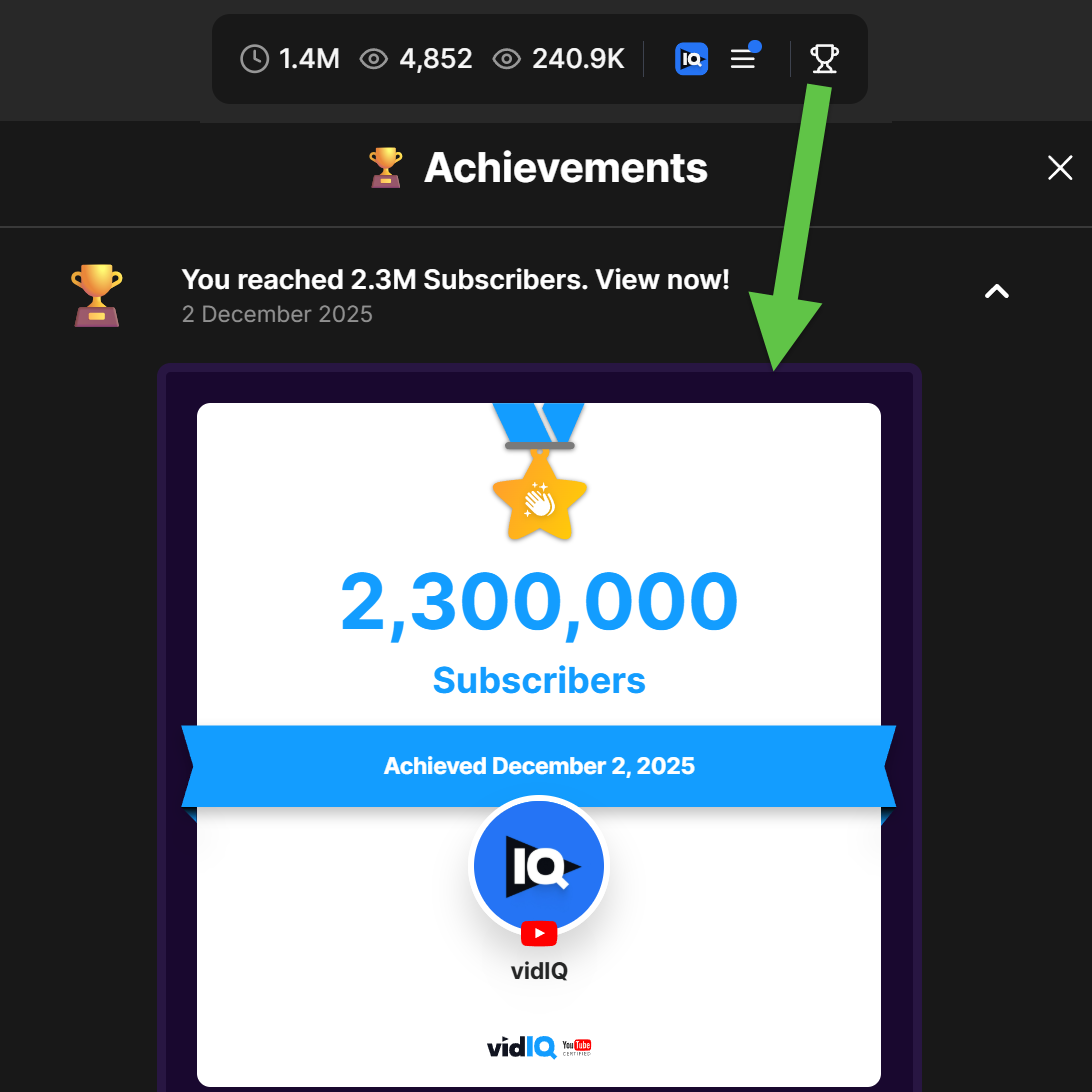 Post from vidIQ
