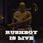 RUSHBOY IS LIVE logo