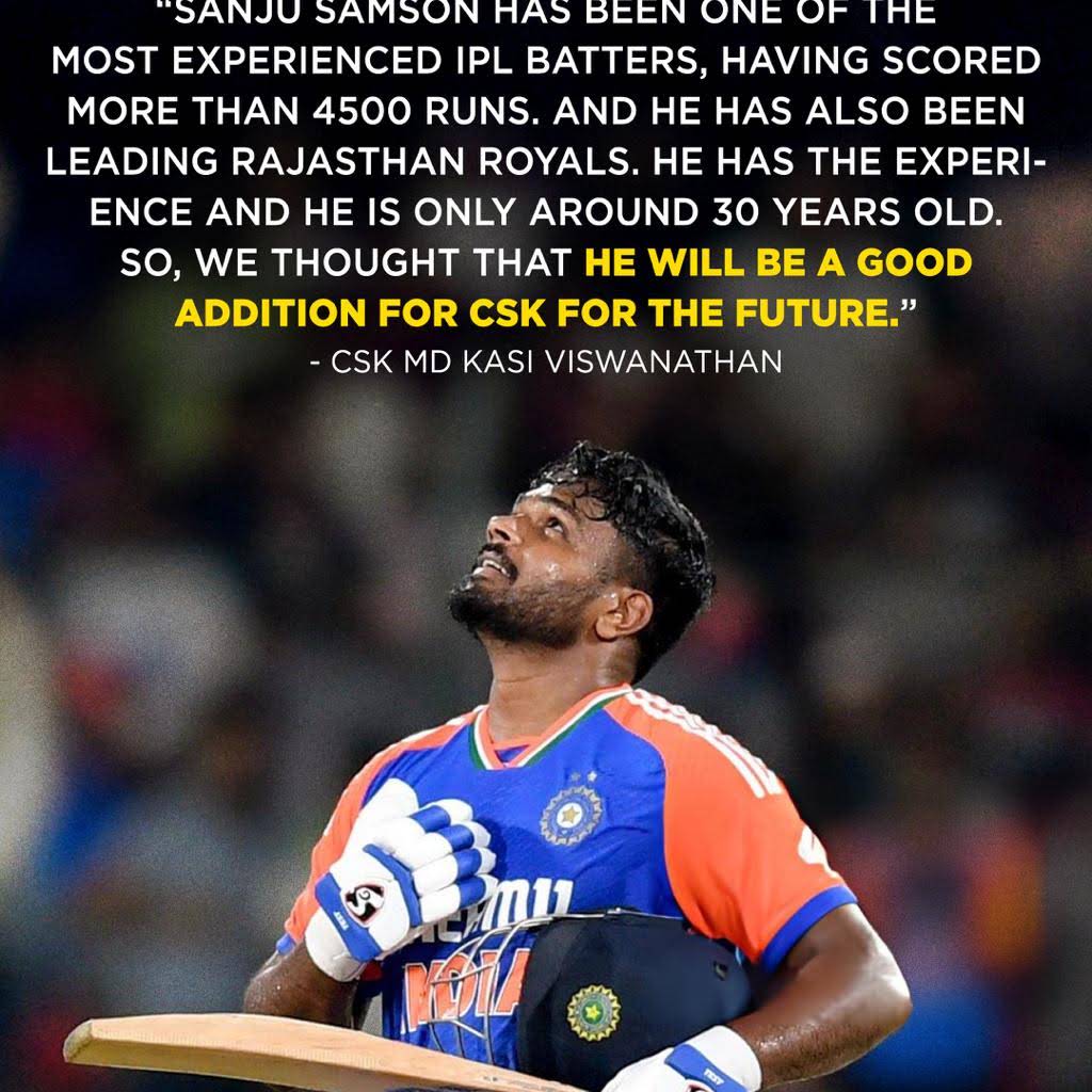 Post from Chennai Super Kings