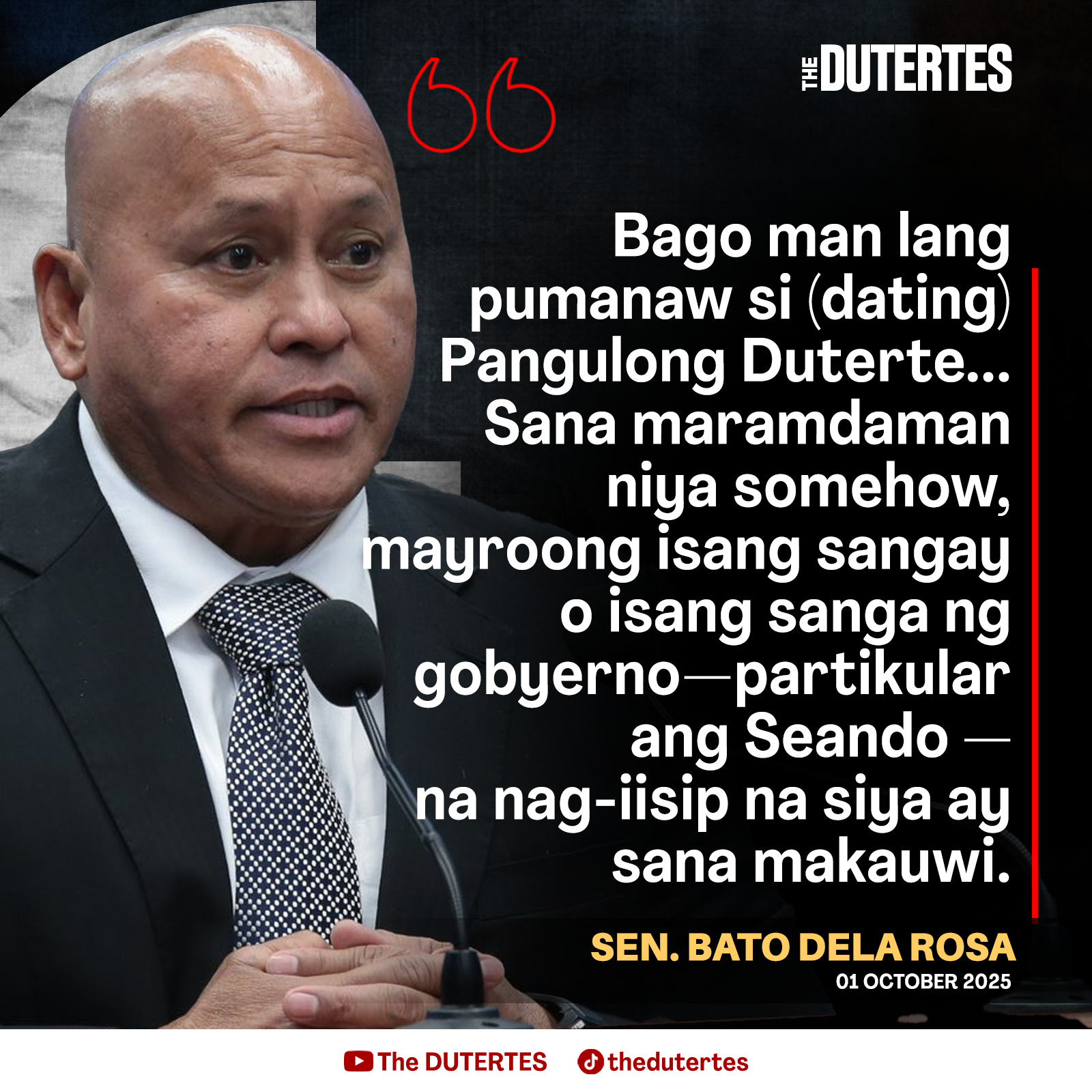 Post from The DUTERTES