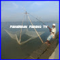 Fisherman fishing Tv logo