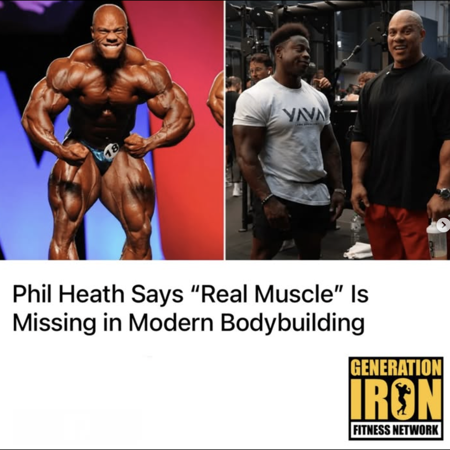 Post from Generation Iron Fitness & Bodybuilding Network