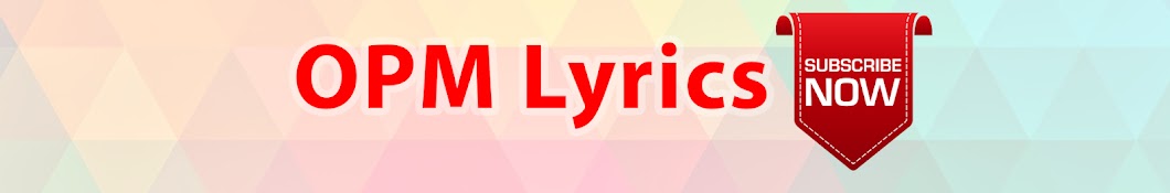 OPM Lyrics رمز قناة اليوتيوب