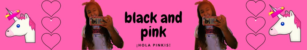 Black and Pink Avatar del canal de YouTube