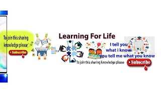 «Learn For Life» youtube banner