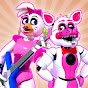 Funtime Foxy and Glamrock Chica Show logo