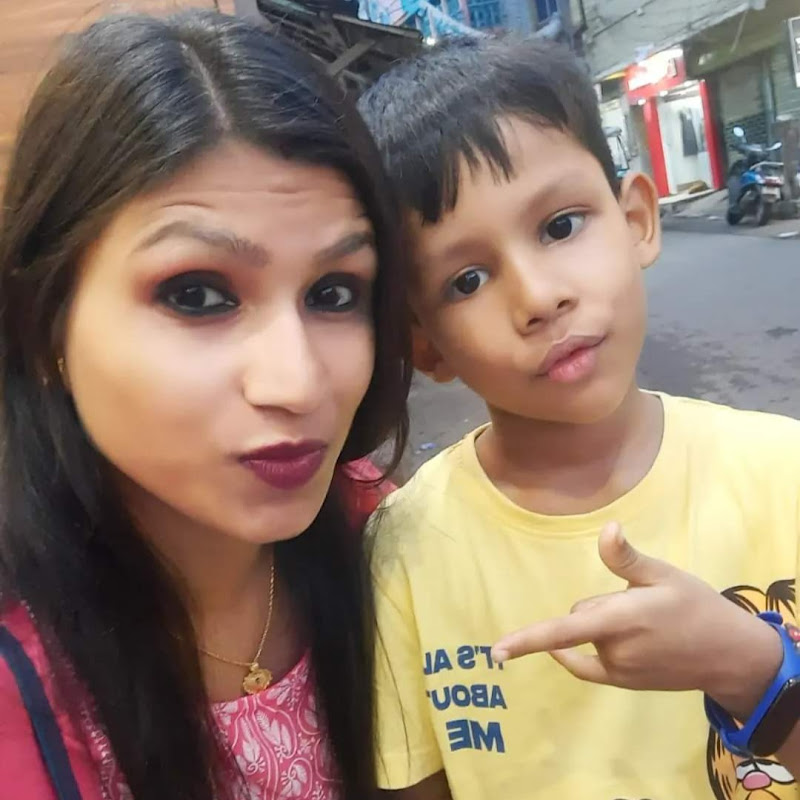 Adhrit and mommy