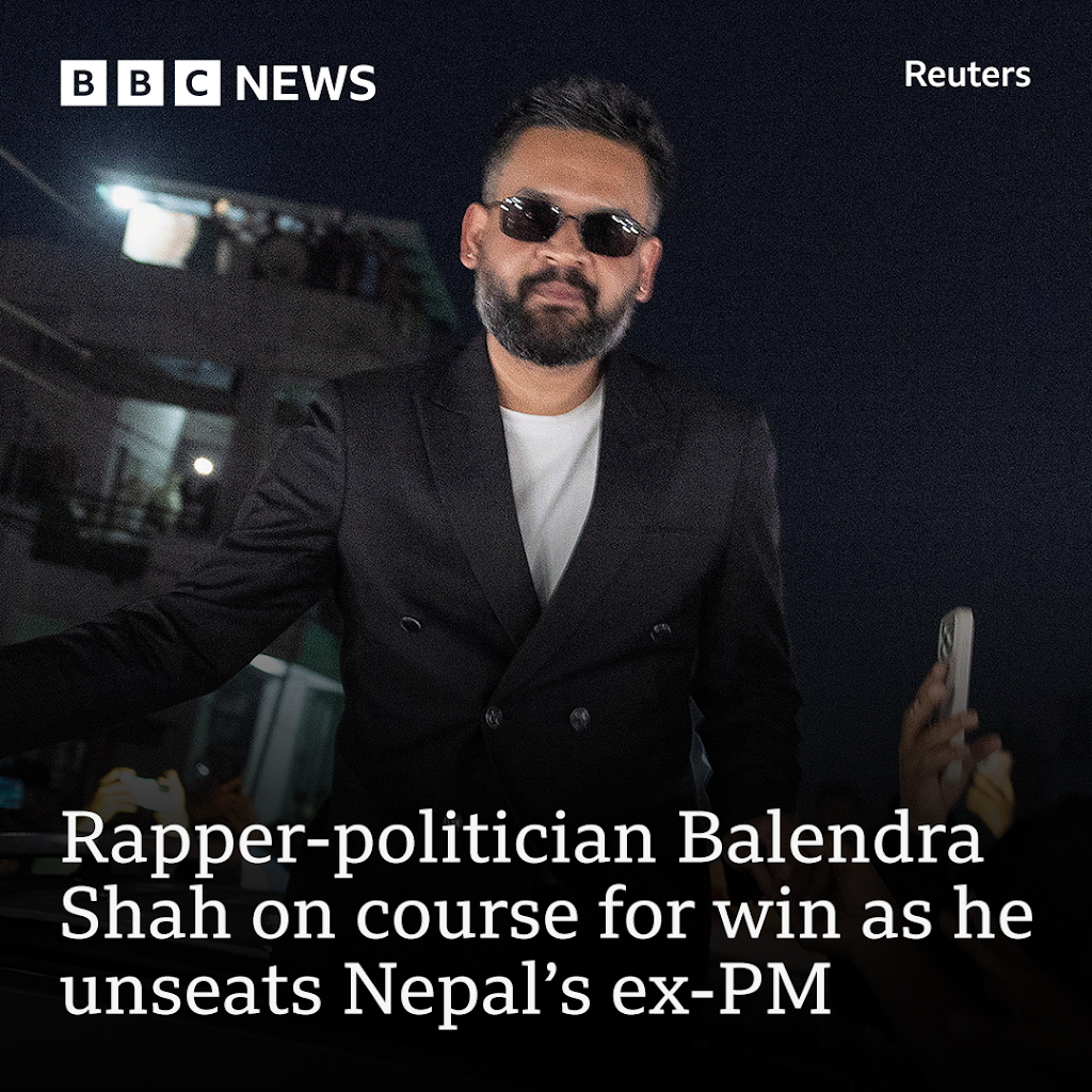 Balendra Shah Narrowly Wins Nepal's Prime Minister Election