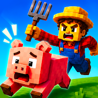 Blocky Pig Simulator 3D icon