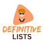 Definitive Lists logo