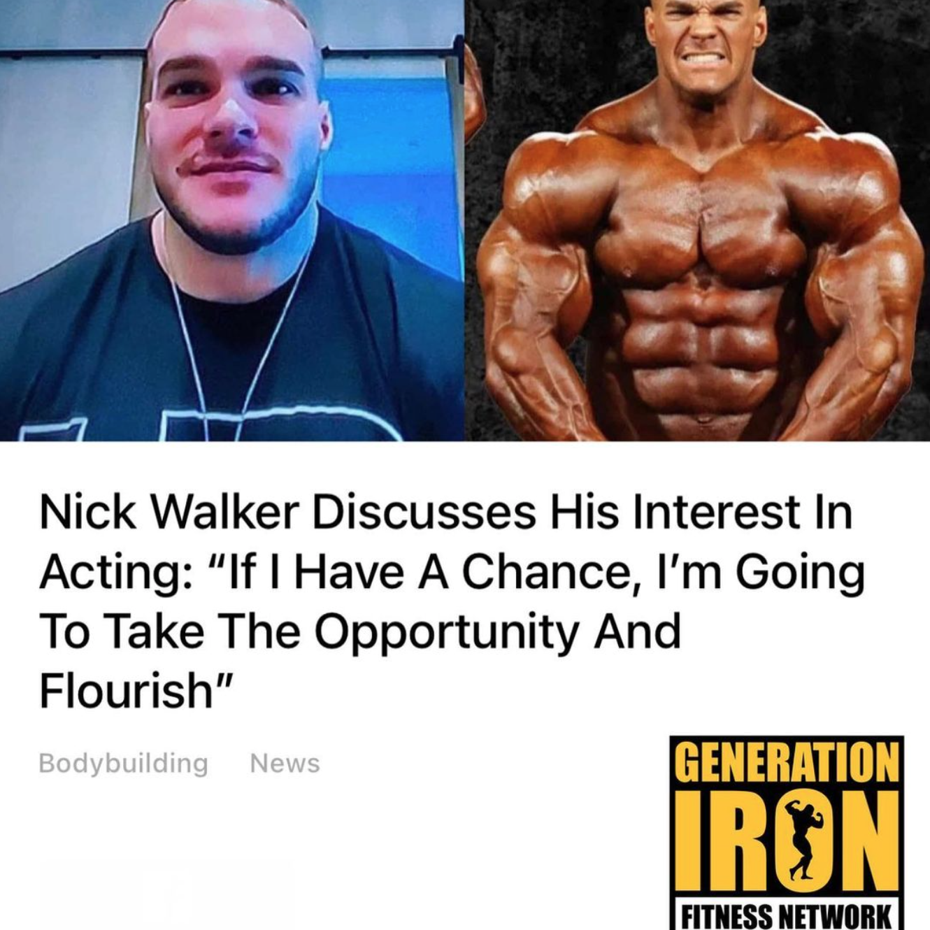 Post from Generation Iron Fitness & Bodybuilding Network
