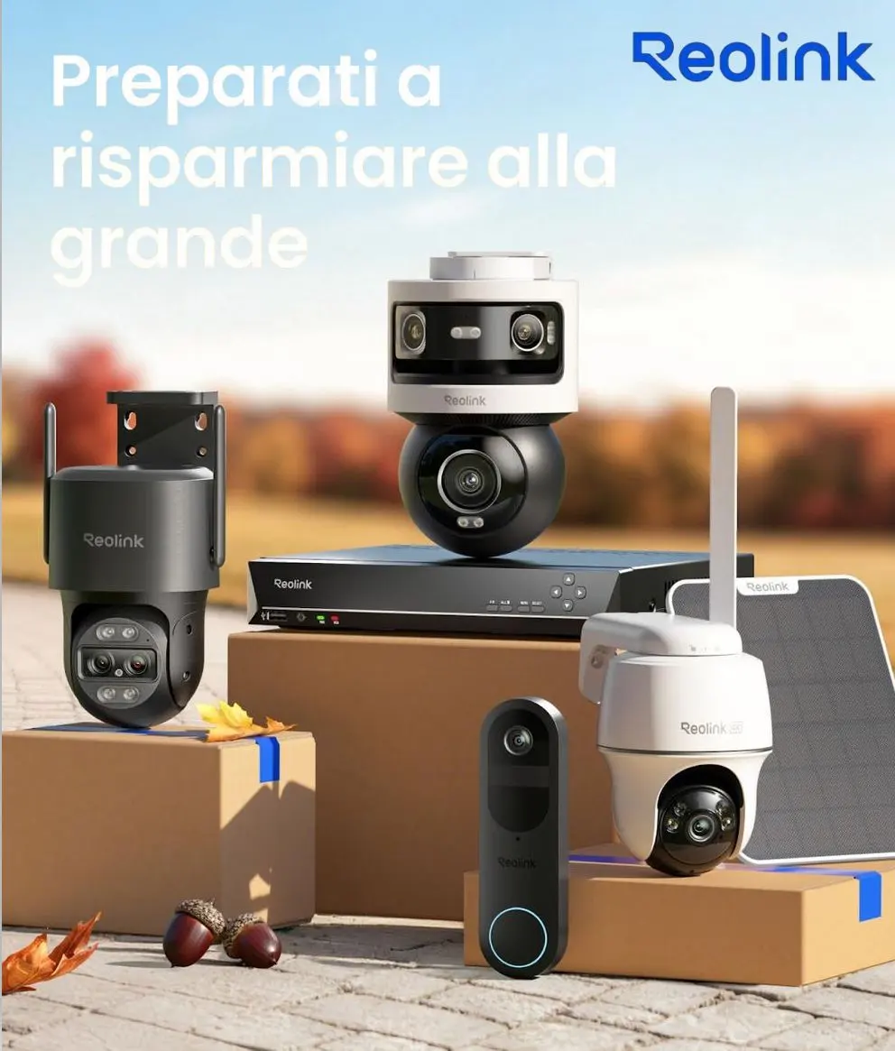 Reolink anticipa il Prime Big Deal Day 2026 con sconti fino al 30% su videocamere e sistemi di sicurezza