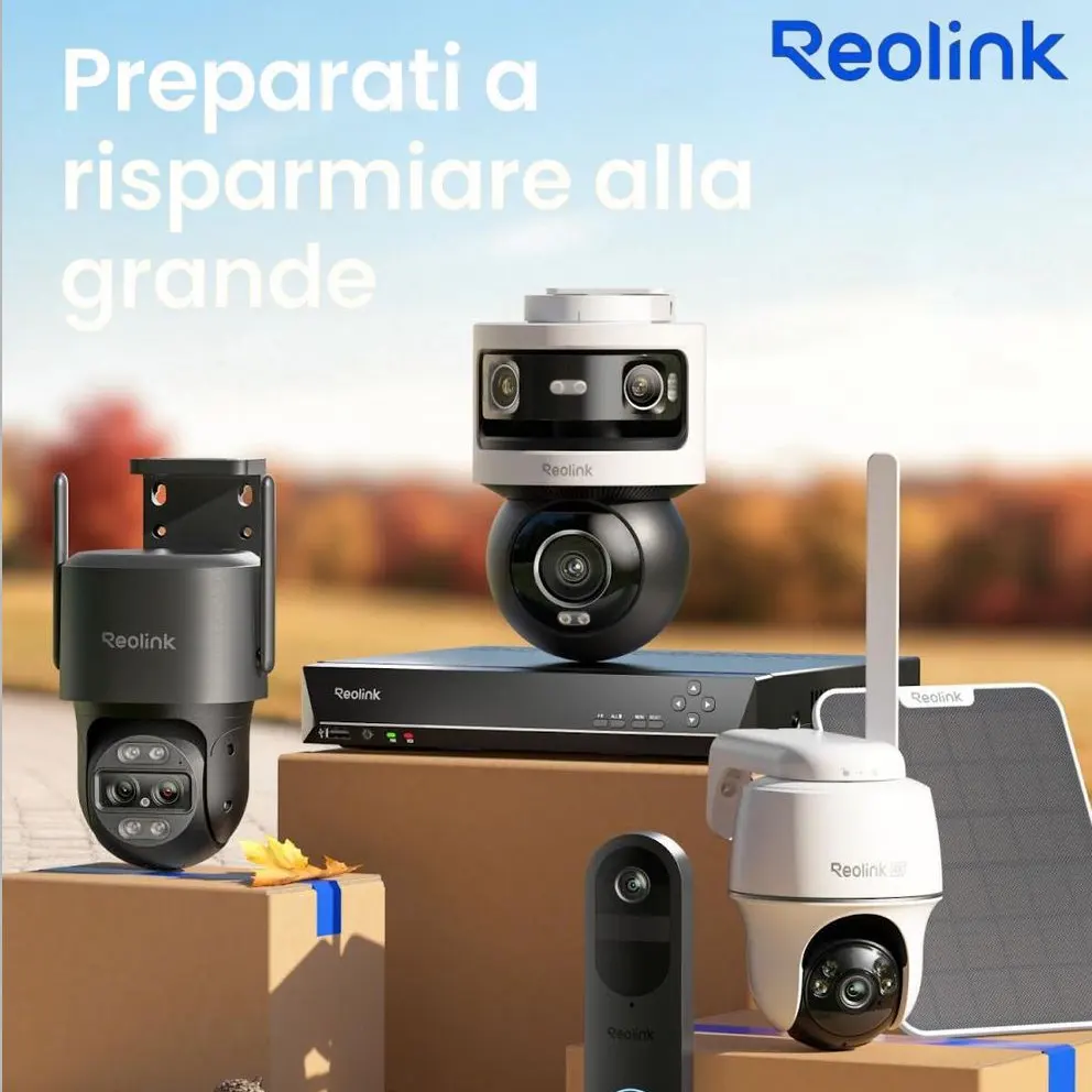 News: Reolink anticipa il Prime Big Deal Day 2026 con sconti fino al 30% su videocamere e sistemi di sicurezza 🔒📷