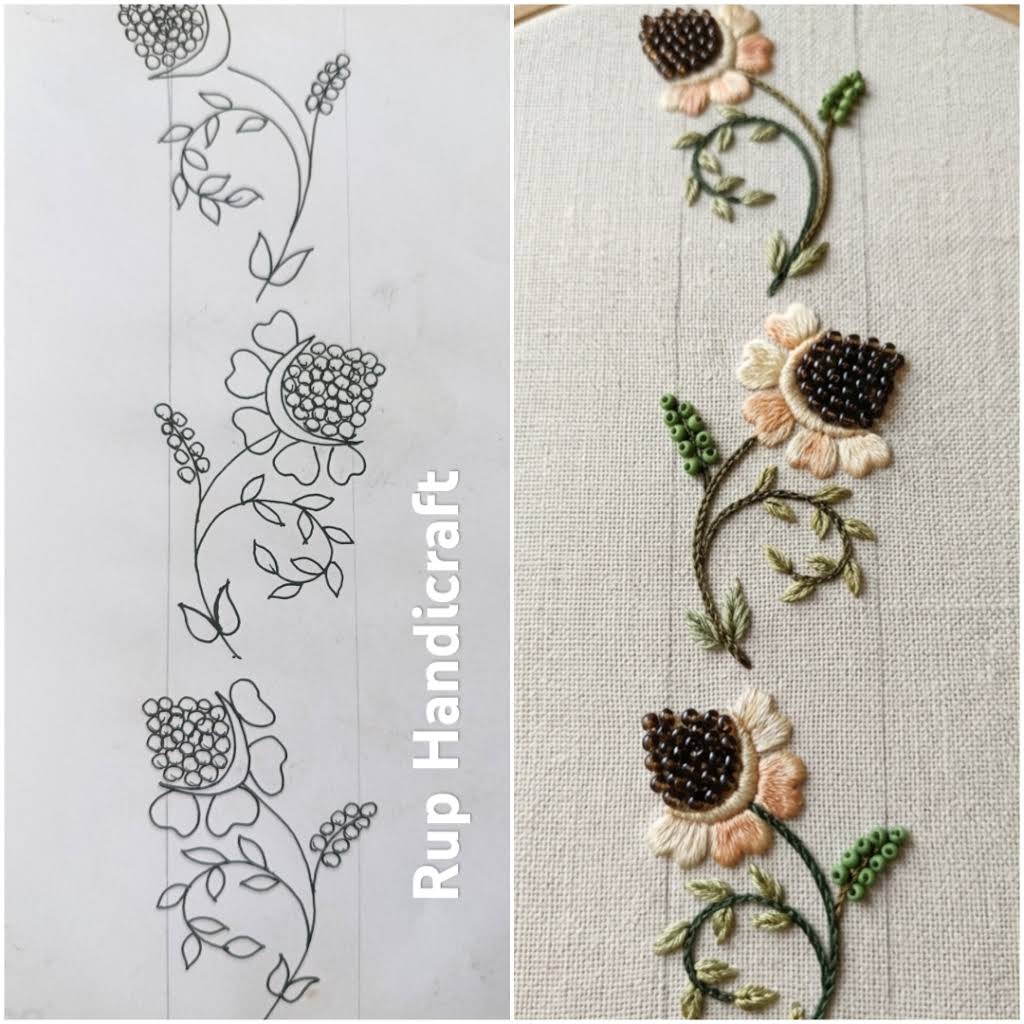 handicraft design for dress Amazing Handicraft Design On Clothes Stock Photo 1531428857