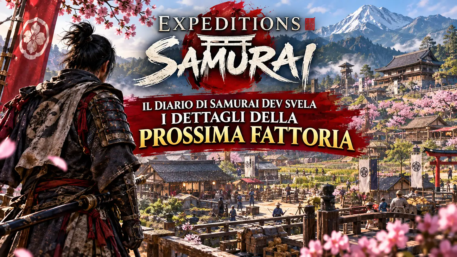 Expeditions: Samurai, il nuovo diario degli sviluppatori svela il villaggio dell’Atto 3