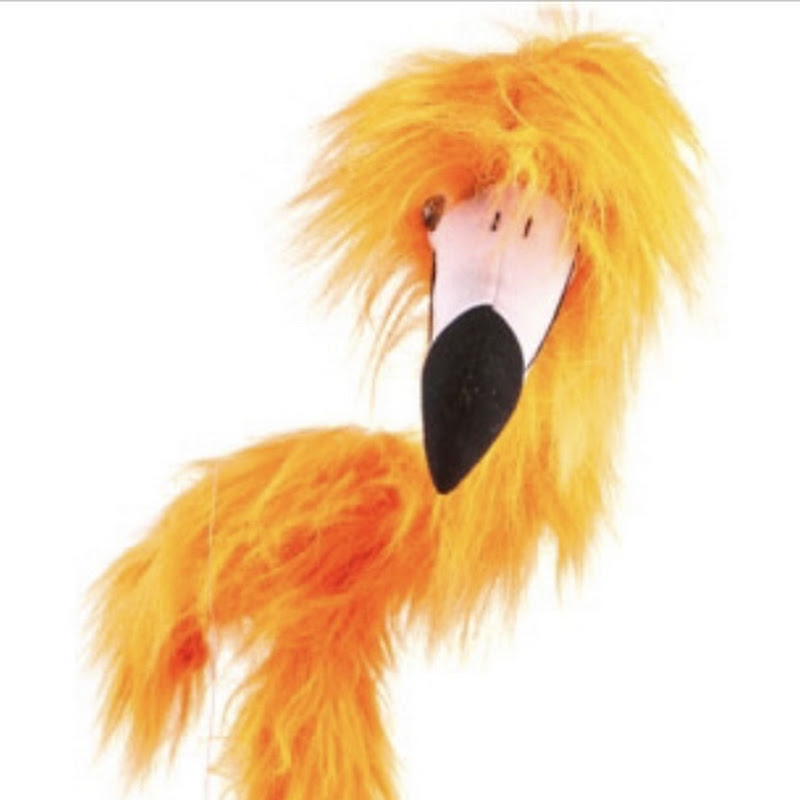 Orange Flamingo Baseball
