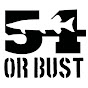 54 or bust logo