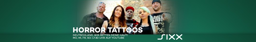 Horror Tattoos رمز قناة اليوتيوب