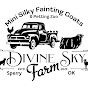 Divine Sky Farm “Mini Silky Fainting Goats” logo