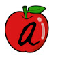A is for Apple logo
