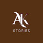 A K Stories + logo