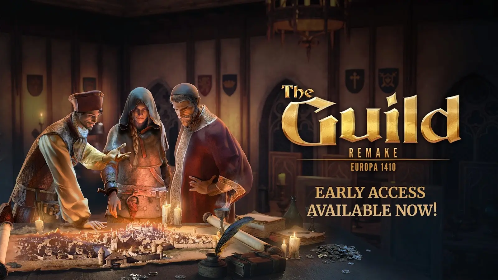The Guild 1 Remake: Europa 1410 riceve un nuovo update il 29 ottobre