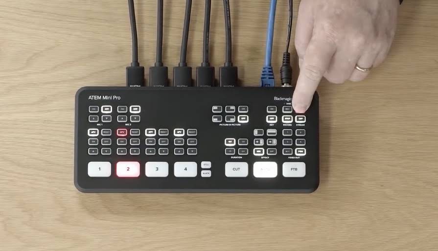 Super excited to see the all new ATEM Mini Pro with built-in