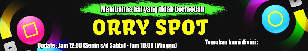 Orry Spot यूट्यूब चैनल अवतार