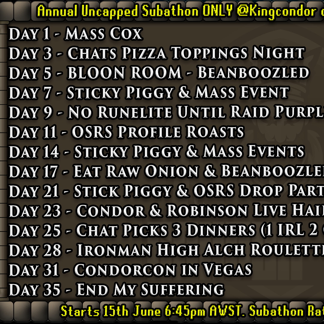 Post from King Condor