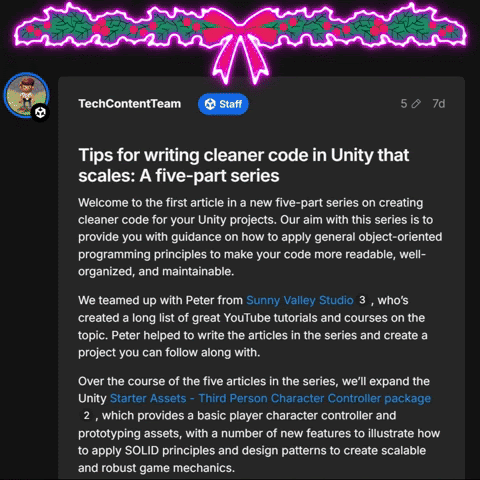 Post from Sunny Valley Studio