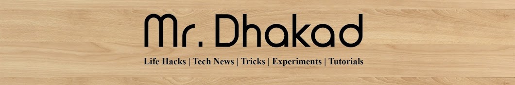 Mr. Dhakad YouTube channel avatar