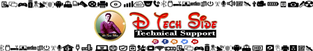 D tech side YouTube channel avatar