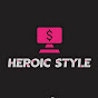 Heroic style logo