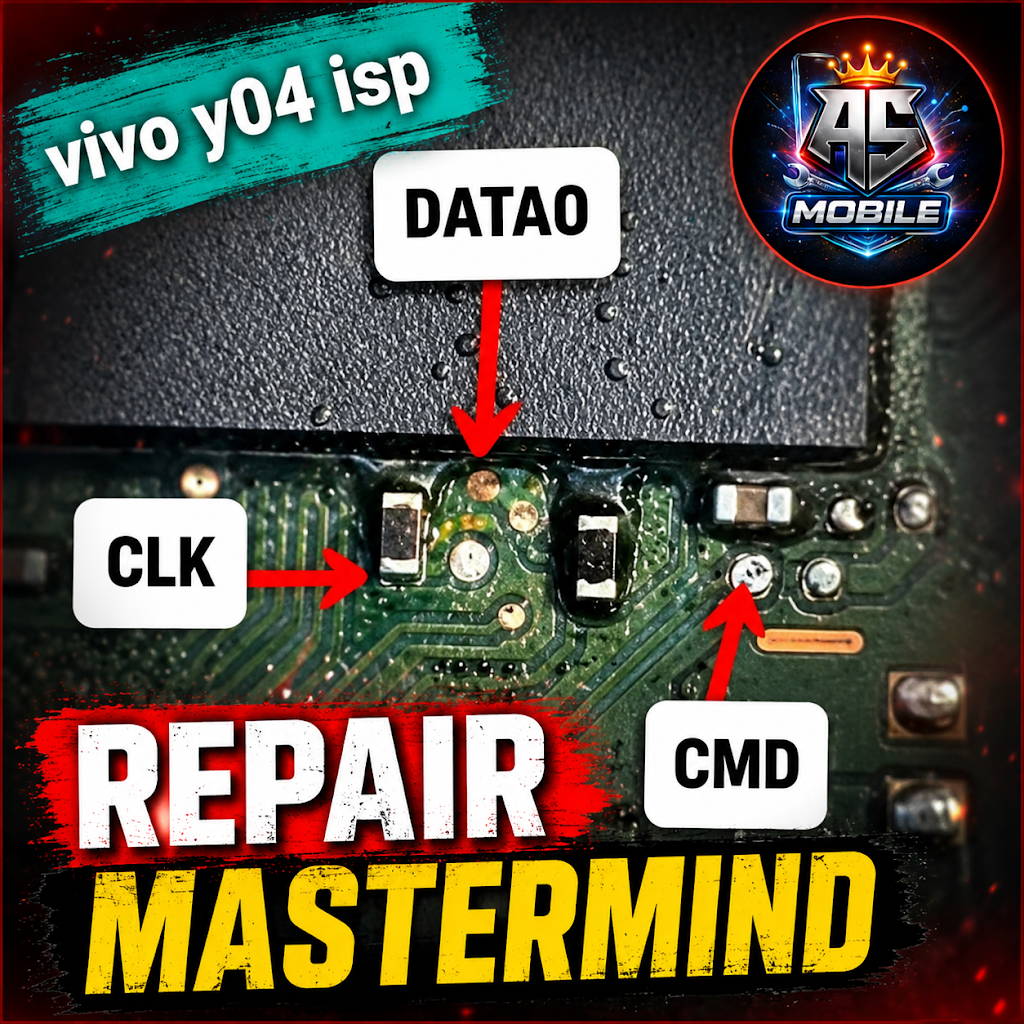 How To Repair FRB Unlocking ISP Point Vivo Y04 ( V2430 ) & For the