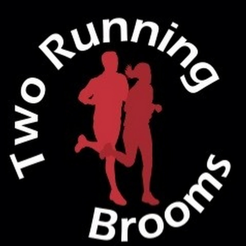 Two Running Brooms Logo