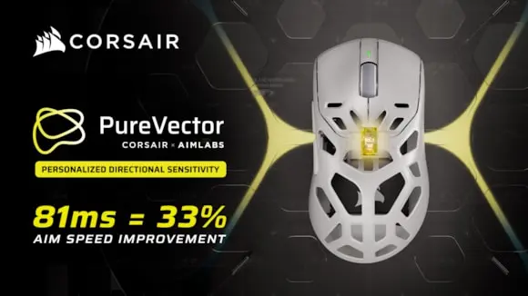 CORSAIR lancia SABRE v3 PRO PureVector, il mouse che calibra la mira in base al giocatore