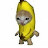 Damon the sad banana kitty