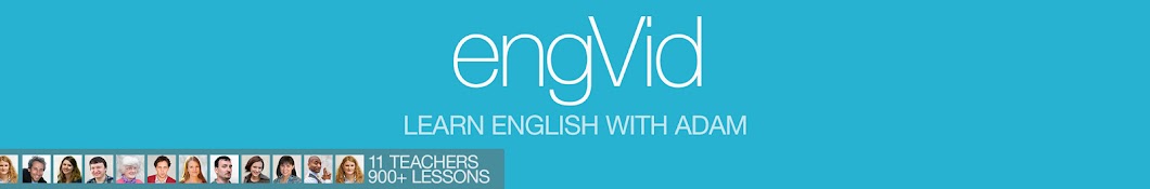 English Lessons with Adam - Learn English [engVid] YouTube 频道头像