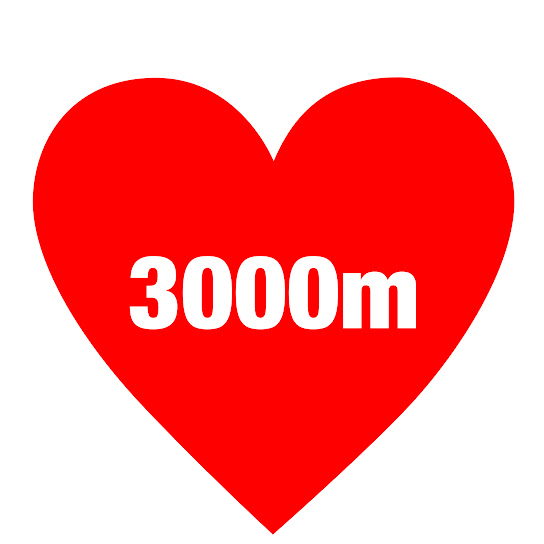 3000m