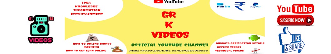 GR K Videos यूट्यूब चैनल अवतार