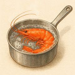 茹でられた海老