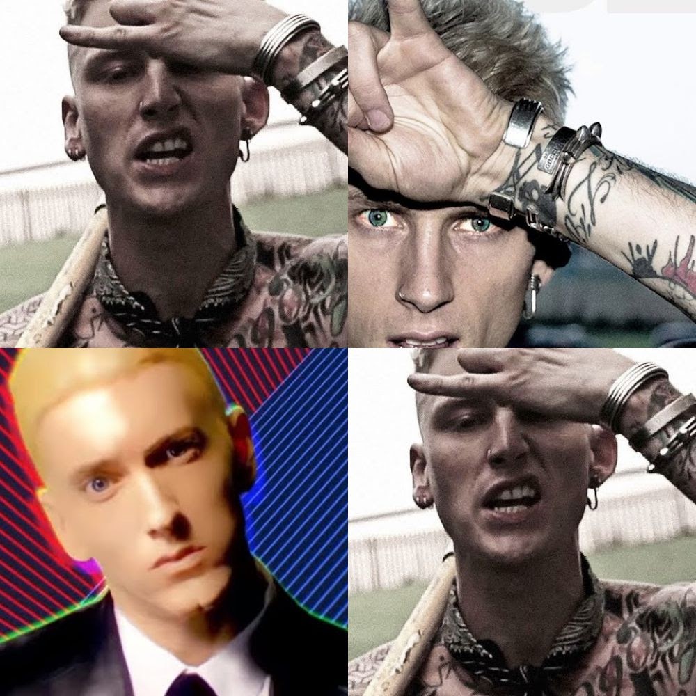 Rap battle between Eminem and MGK